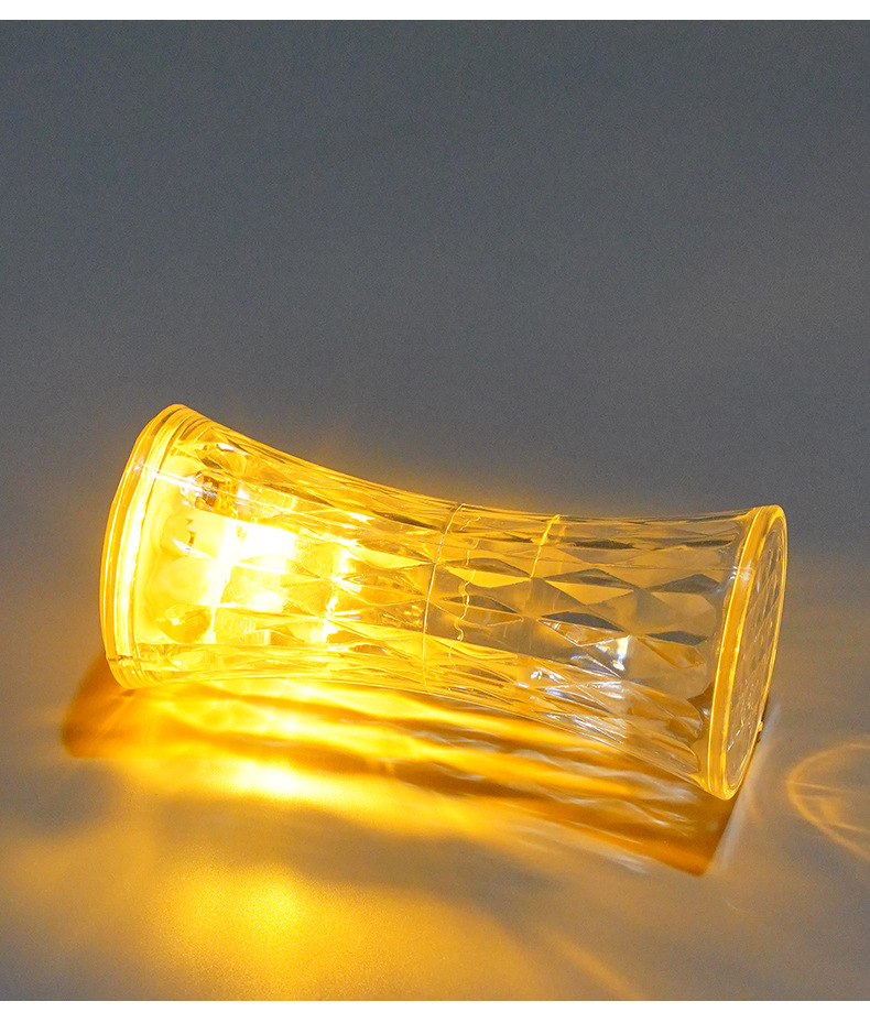 Crystal table lamp, Little Waist, Internet celebrity, bedroom bedside led night light, creative gift, cross-border bestseller, ambient light pic 8