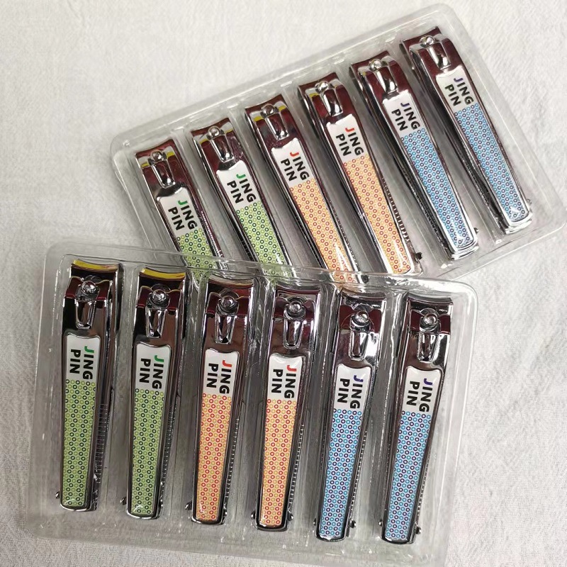 211 Nail clippers, large alloy flat nail clippers, rubber nail clippers wholesale, nail trimming with file pic 5