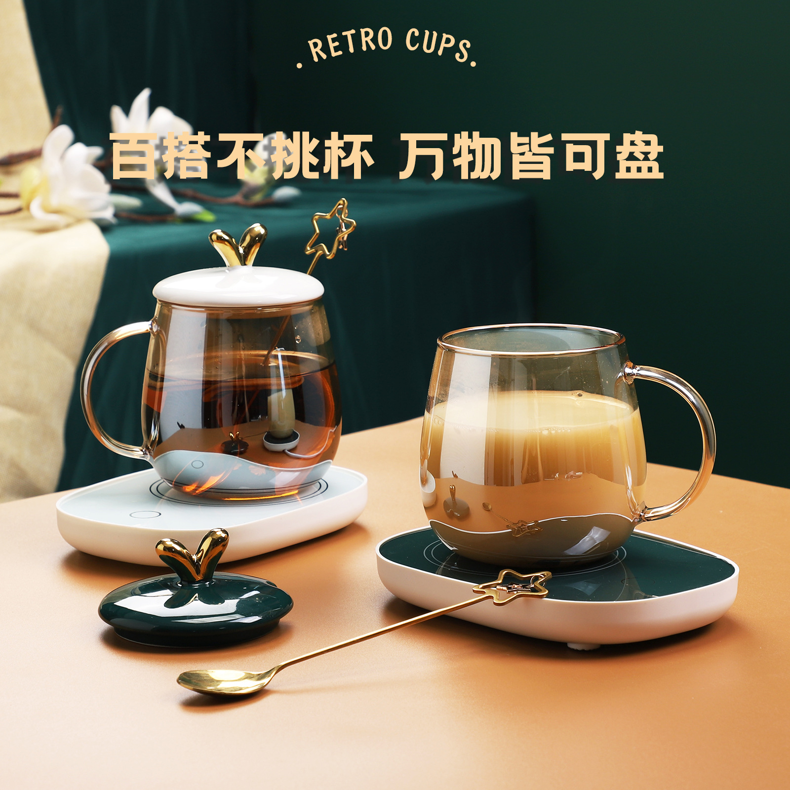 创意小狗杯高颜值陶瓷马克杯可爱卡通高脚杯雪糕杯伴手礼水杯批发详情4