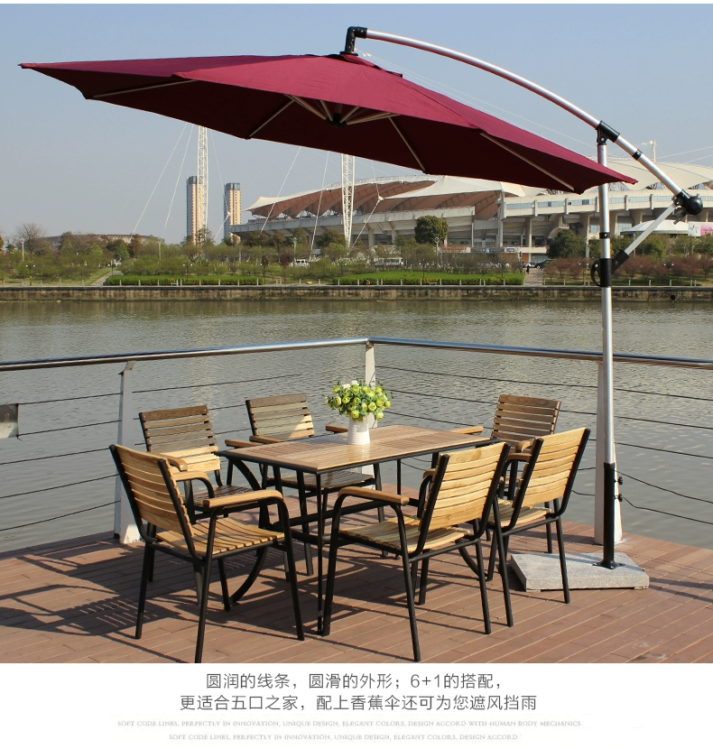 野人谷户外家具实木桌椅 庭院阳台休闲酒吧桌椅套装 户外家具批发详情15