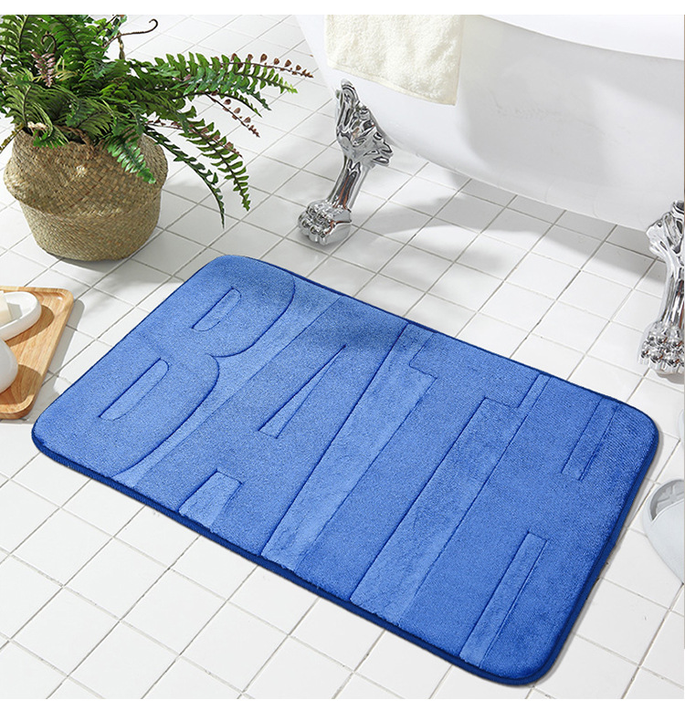 45X75 thickened absorbent floor MATS, door MATS, living room, bedroom, kitchen entrance floor MATS, bathroom anti-slip MATS, sponge MATS pic 14