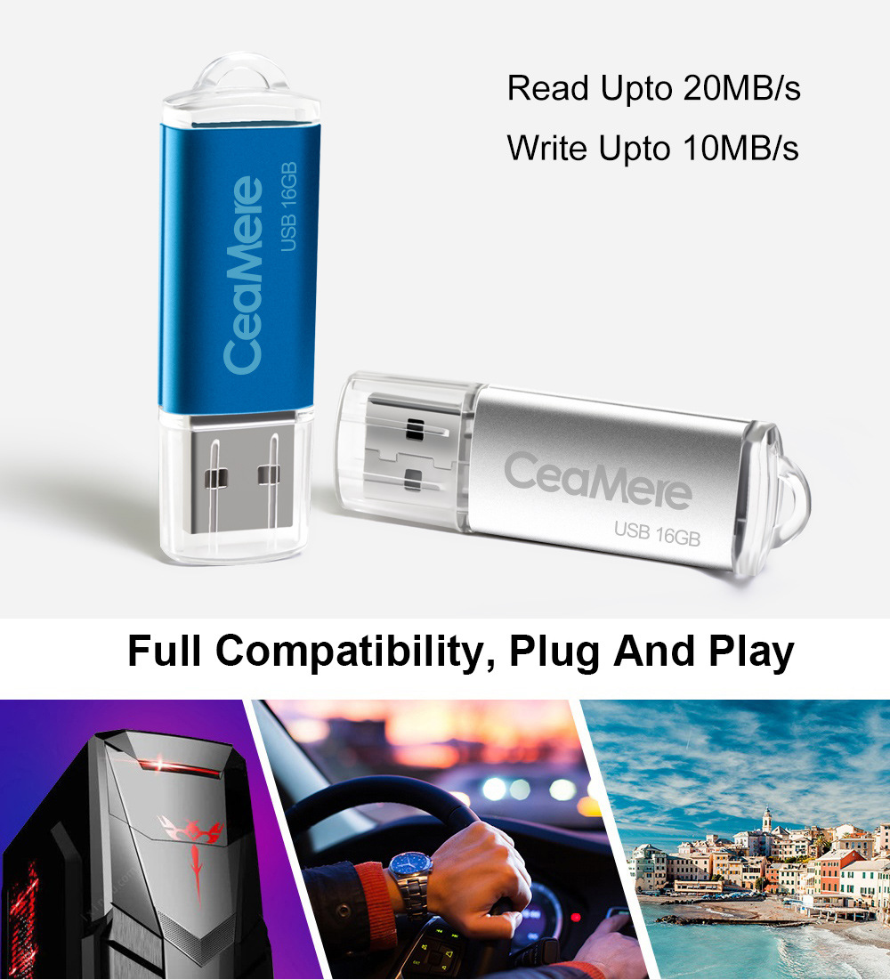 Wholesale creative car 16G USB flash drive, bidding gift, 8G color USB flash drive, 32gUSB 2.0 high-speed 3.0 metal waterproof pic 7