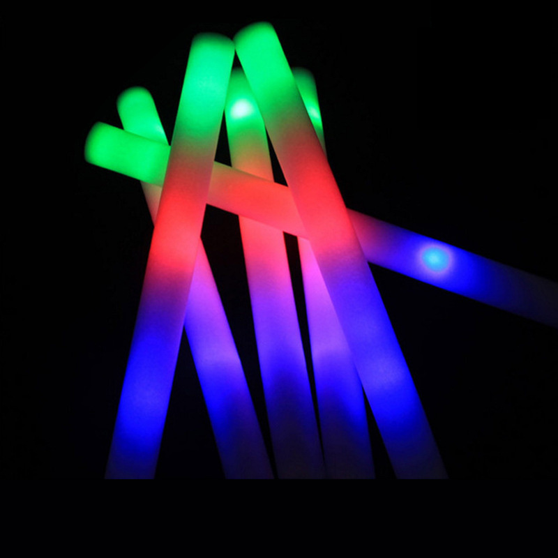 قضبان فلورية من طراز LED FFL من قضبان اسفنجية ملونة كبيرة 48CM عبر الحدود pic 8