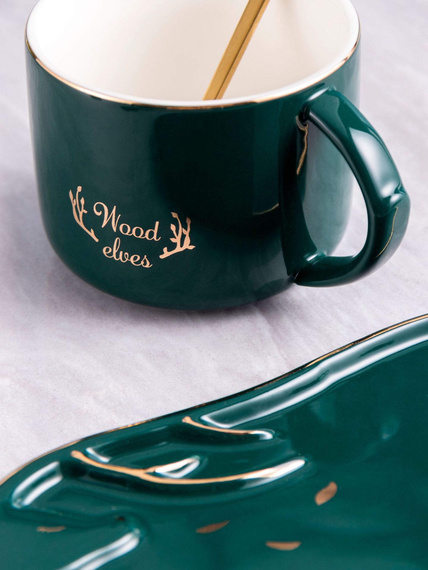 创意小精致下午茶茶杯陶瓷咖啡杯杯盘套装欧式高颜值家用茶具详情5