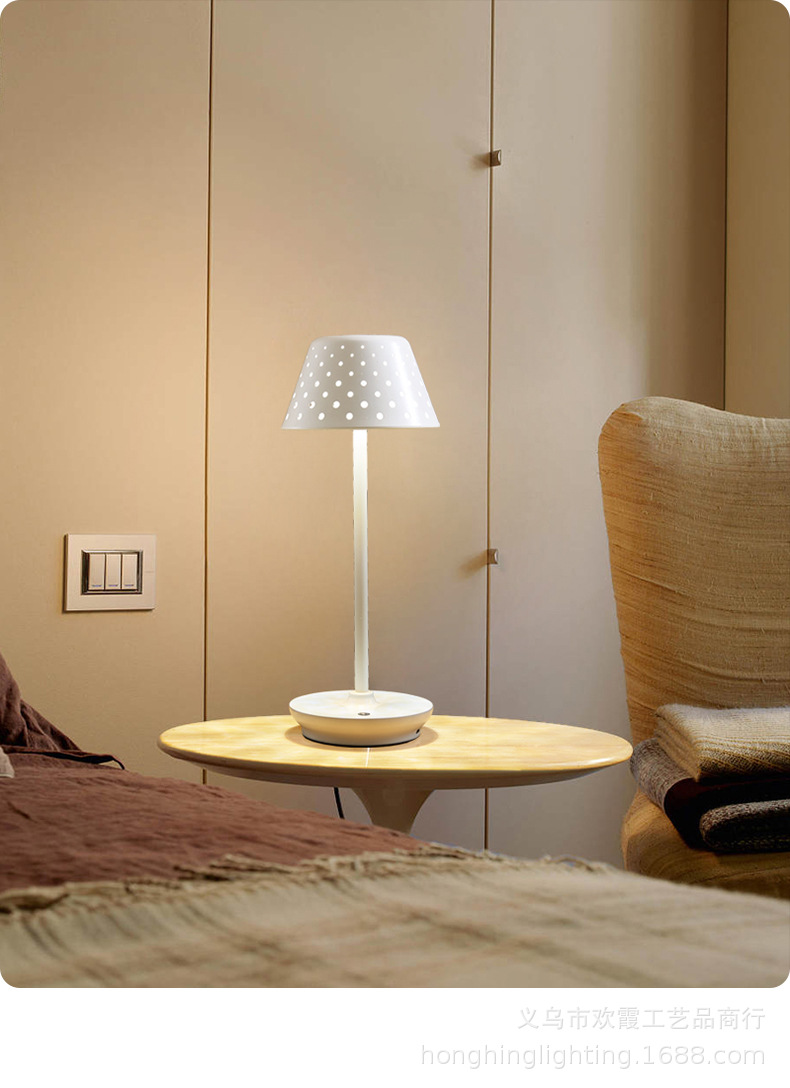 led charging bar table lamp, retro atmosphere light, KTV restaurant bar table light, bar atmosphere night light pic 2