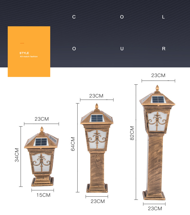Solar lawn lights, community villa courtyard lights, garden lights, outdoor road and grassland lights, waterproof LED landscape lights pic 10