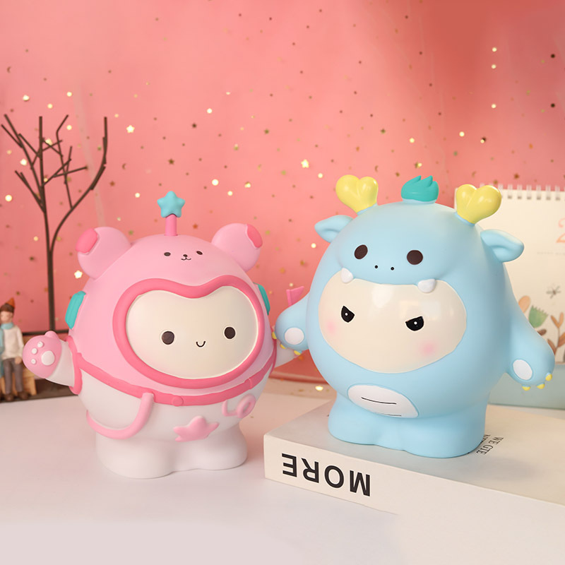 存钱罐桌面可爱大容量可进可出卡通搪胶储蓄罐礼物存钱罐详情4