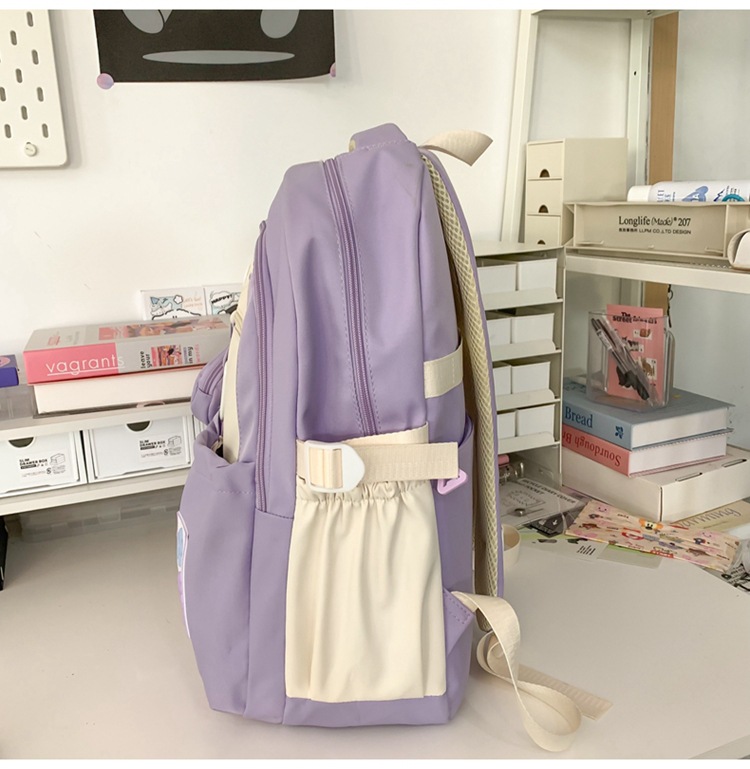 书包初中女生高中生小学生三到六年级大容量高颜值轻便软双肩背包详情31