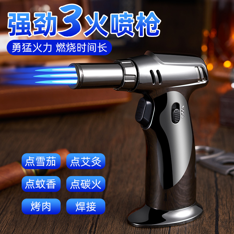 Electronic spark high-temperature welding gun spray gun, direct impact anti-wind adjustable size, circulating inflation spray gun pic 7