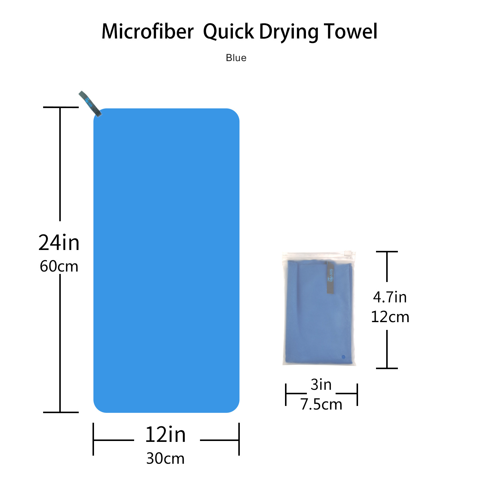 Ultra-fine fiber quick-drying double-sided fleece towel: soft, skin-friendly, quick-drying, sweat-absorbing, sports, travel, yoga, beach towel pic 13