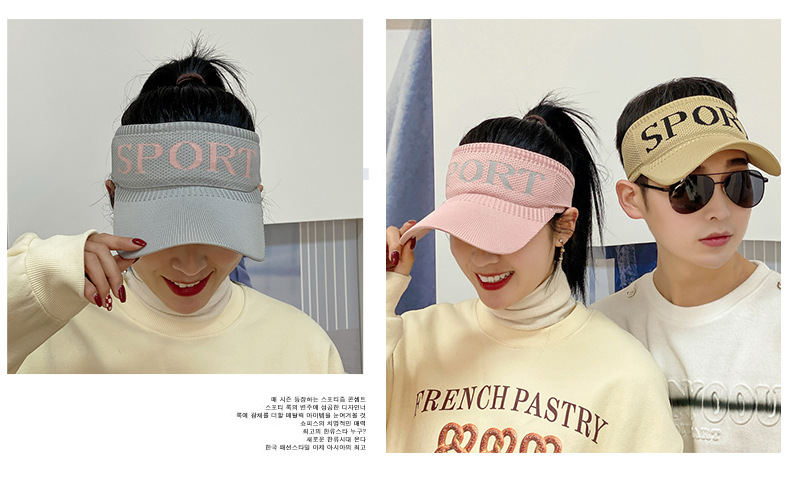 Summer open-top hat for women, casual Korean style breathable new sun hat, baseball cap, outdoor sun hat for women pic 23