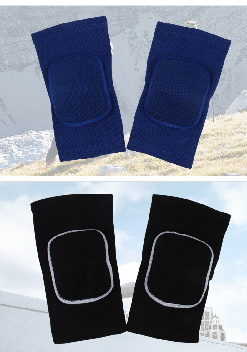 Dance yoga thickened sponge knee pads for warmth, volleyball dance kneeling anti-collision knee pads, sports dance knee pads pic 25
