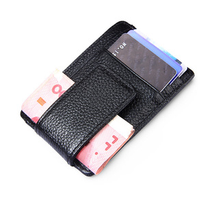 Factory direct sales, foreign trade bestsellers, RFID anti-theft brush genuine leather US dollar bag, small and mini US dollar wallet from Europe and America pic 8