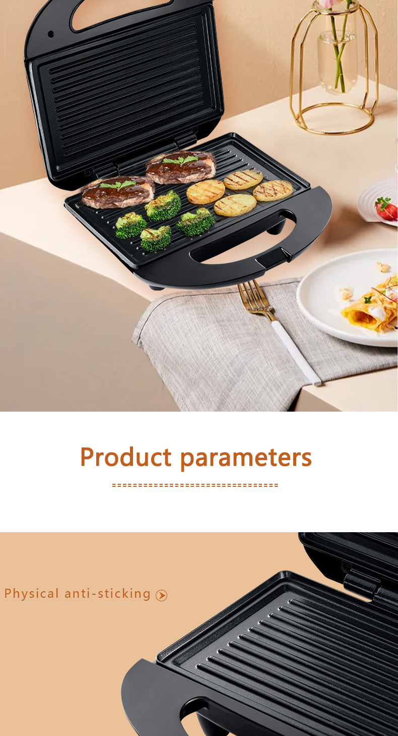 SOKANY105 Home Luxury Sandwich Maker, breakfast maker, toaster, Toast Breakfast Maker, three-legged Panini pic 8