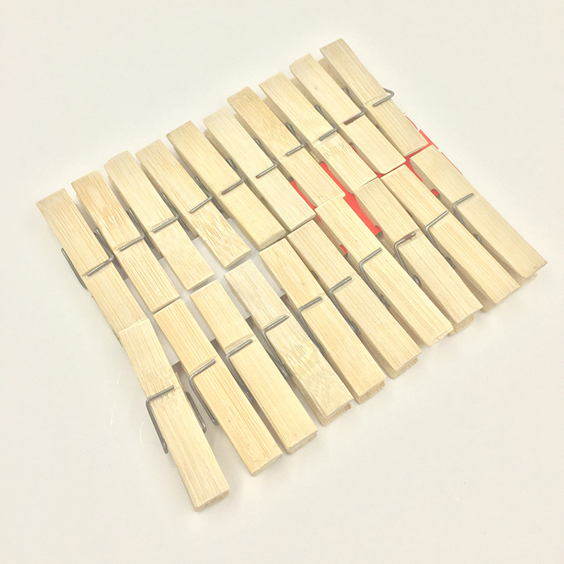 Bamboo tongs, clothes drying tongs, household strong bamboo and wood tongs, quilt tongs, small tongs, clothes tongs, windproof greenhouse tongs, Xinwang brand factory direct sales pic 5