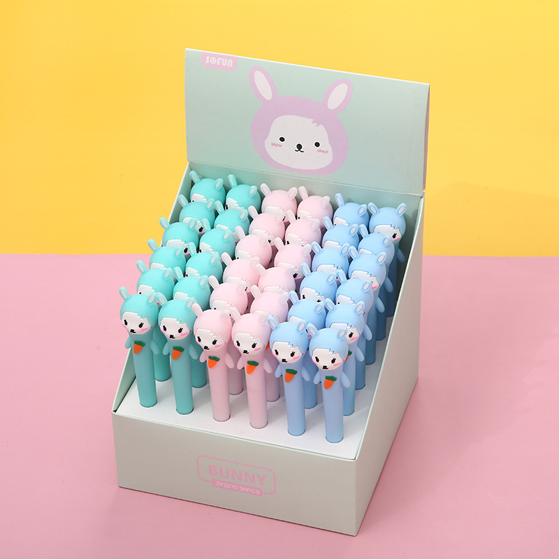 Korean version Zongfan silicone gel pen Rabbit Radish soft Silicone cartoon three-dimensional gel pen manufacturer customization pic 12