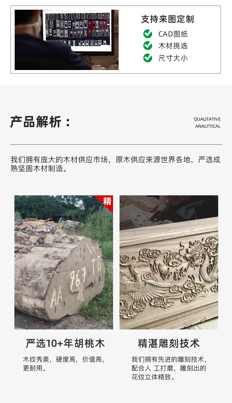 复合实木门室内门房门隔音抗压入户卧室门烤漆简约雕花室内门批发详情7