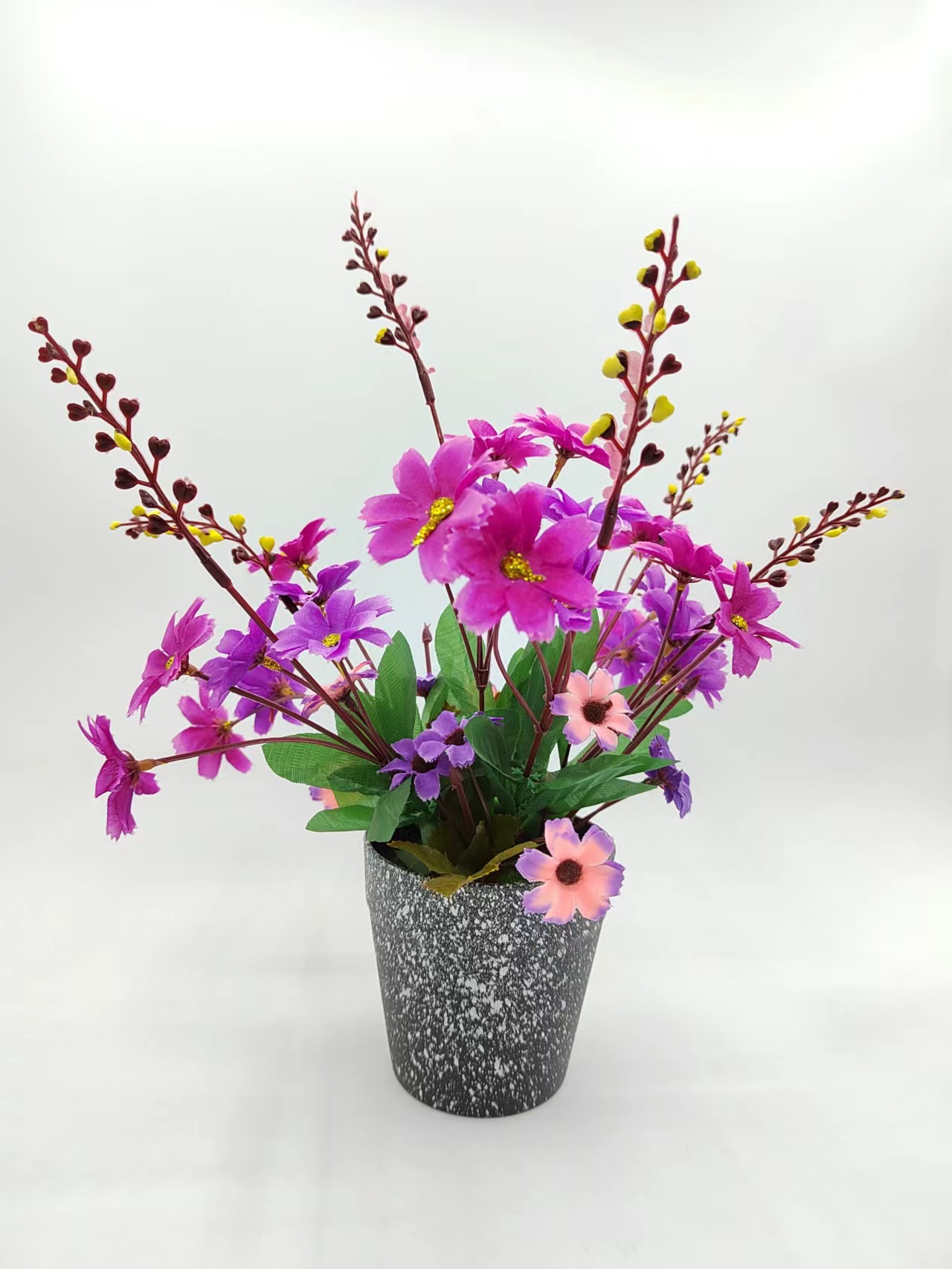 Hongsheng Simulation Craft Mini Simulation potted Plants for indoor decoration simulation bonsai pic 3