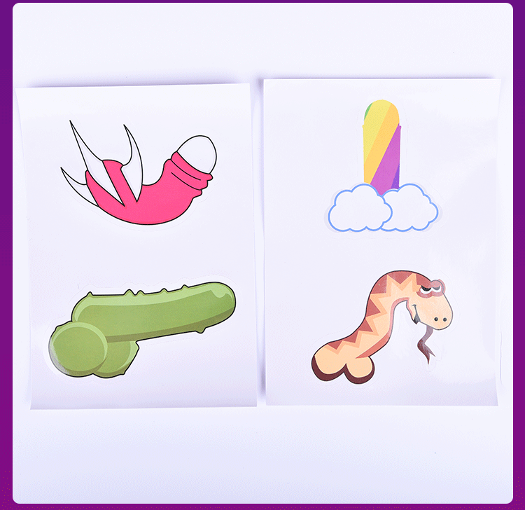 JUNK ON THE HUNK跨境单身派对道具鸡鸡贴纸眼罩情趣海报详情3