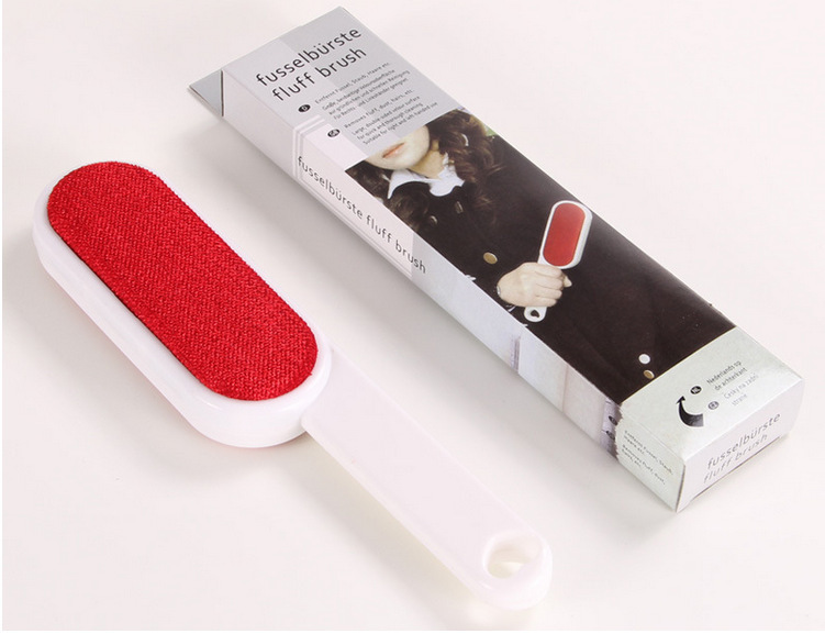 盒装 毛呢衣物除尘刷静电刷去毛干洗刷皮草除毛粘毛器双面除毛刷T详情3