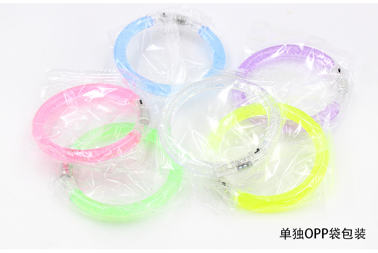 亚克力闪光手镯 饰品夜发光 手环 荧光棒 派对助威道具儿童玩具详情13