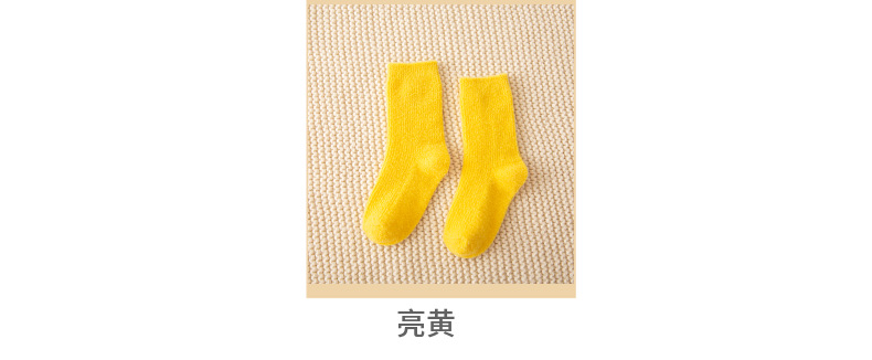 儿童袜子批发宝宝加绒加厚秋冬水晶绒保暖加厚毛巾袜双针男女童袜详情9