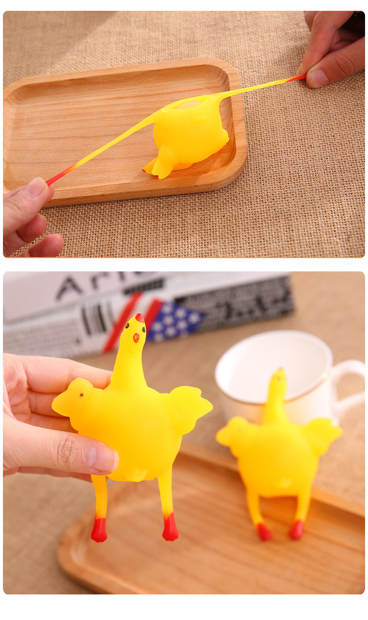 下蛋鸡 创意恶搞玩具发泄鸡下蛋鸡整蛊搞笑挤压儿童地摊货源详情9