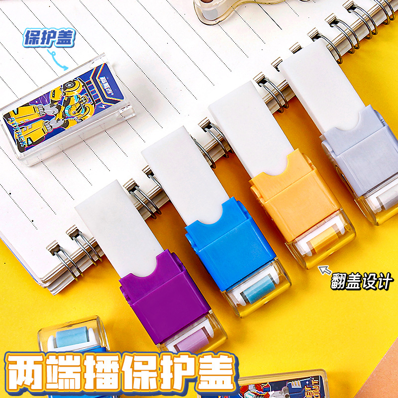 滚轮橡皮擦小学生像皮擦不留痕变形汽车人造型橡皮擦无碎屑橡皮擦详情4