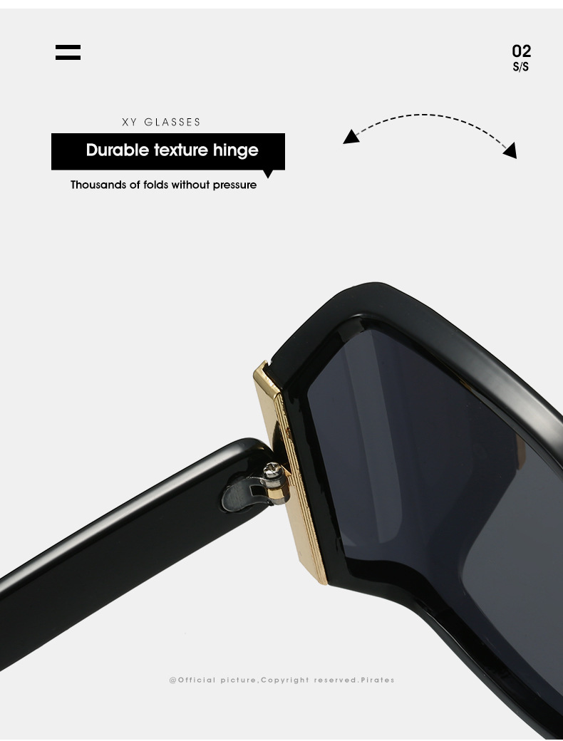 Fashionable large-frame multi-sided curved lens sunglasses, high-end European and American UV-resistant sunglasses, and personalized street style glasses pic 15