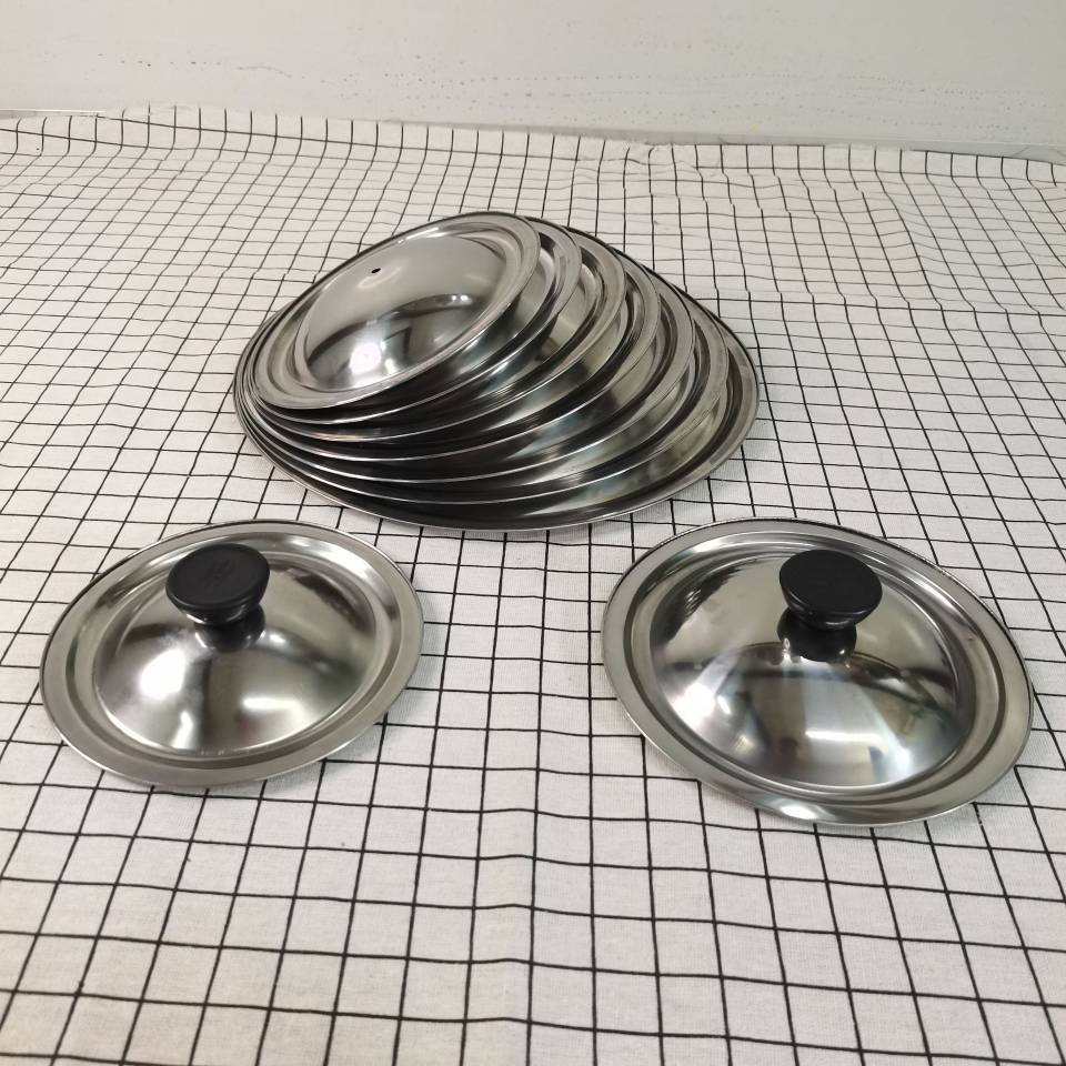 Stainless steel pot LIDS with handles, iron pot LIDS, wok LIDS, top bead LIDS, pot handles, pot LIDS, head caps, pot top LIDS wholesale pic 8