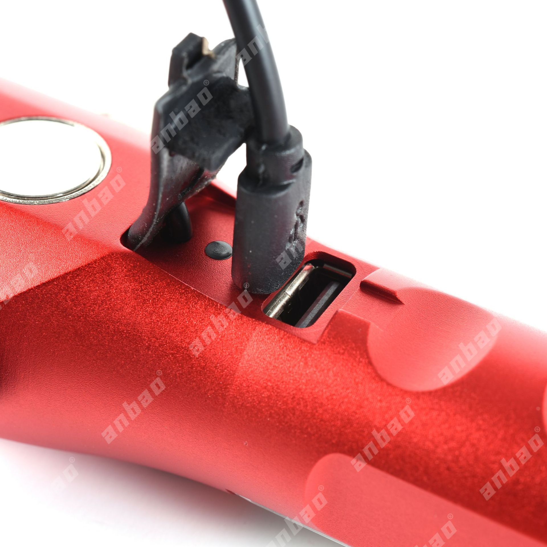 Rechargeable flashlight, outdoor fishing light, high-intensity portable camping light, USB charging life-saving hammer, work emergency light pic 4