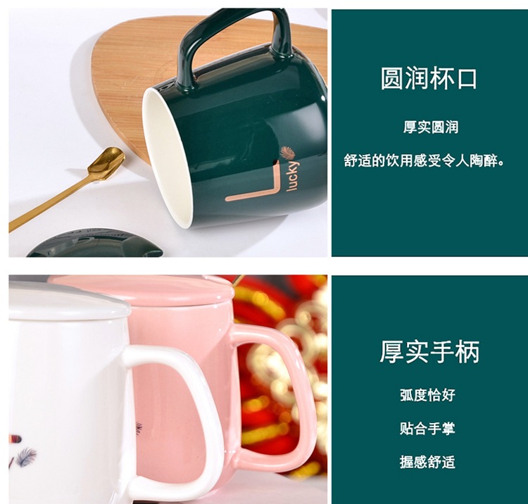 Creative warm cups, ceramic cups, mugs, event gift cups, milk cups, water cups, breakfast cups, event meeting souvenirs pic 8