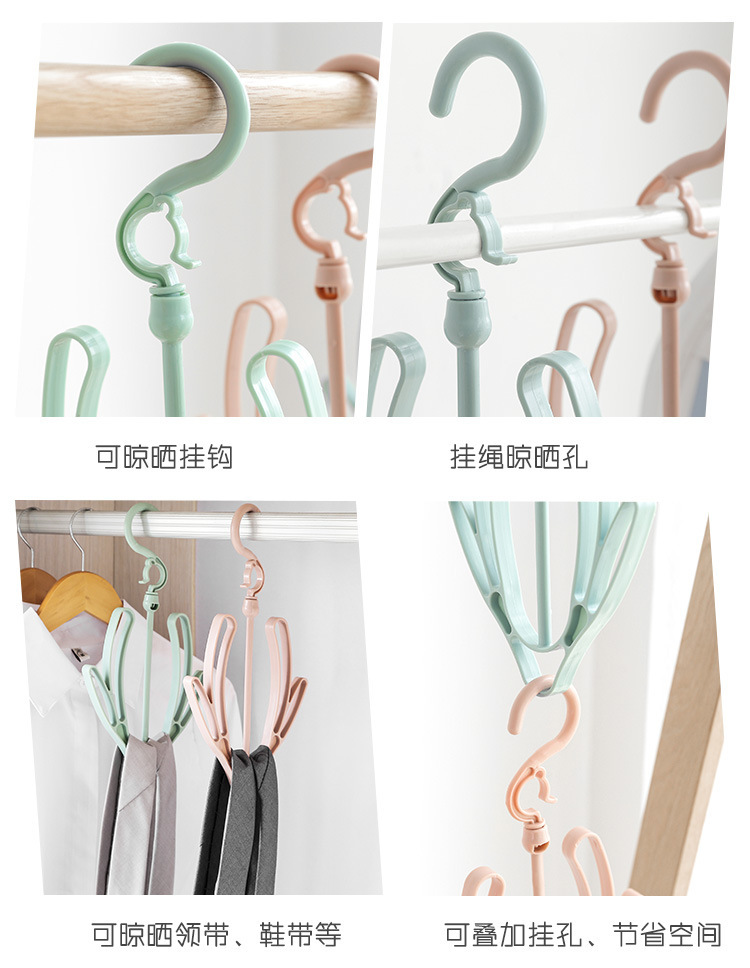 Plain-colored windproof shoe drying rack, balcony shoe drying rack, shoe hanger and hook manufacturer, self-produced and self-sold pic 9