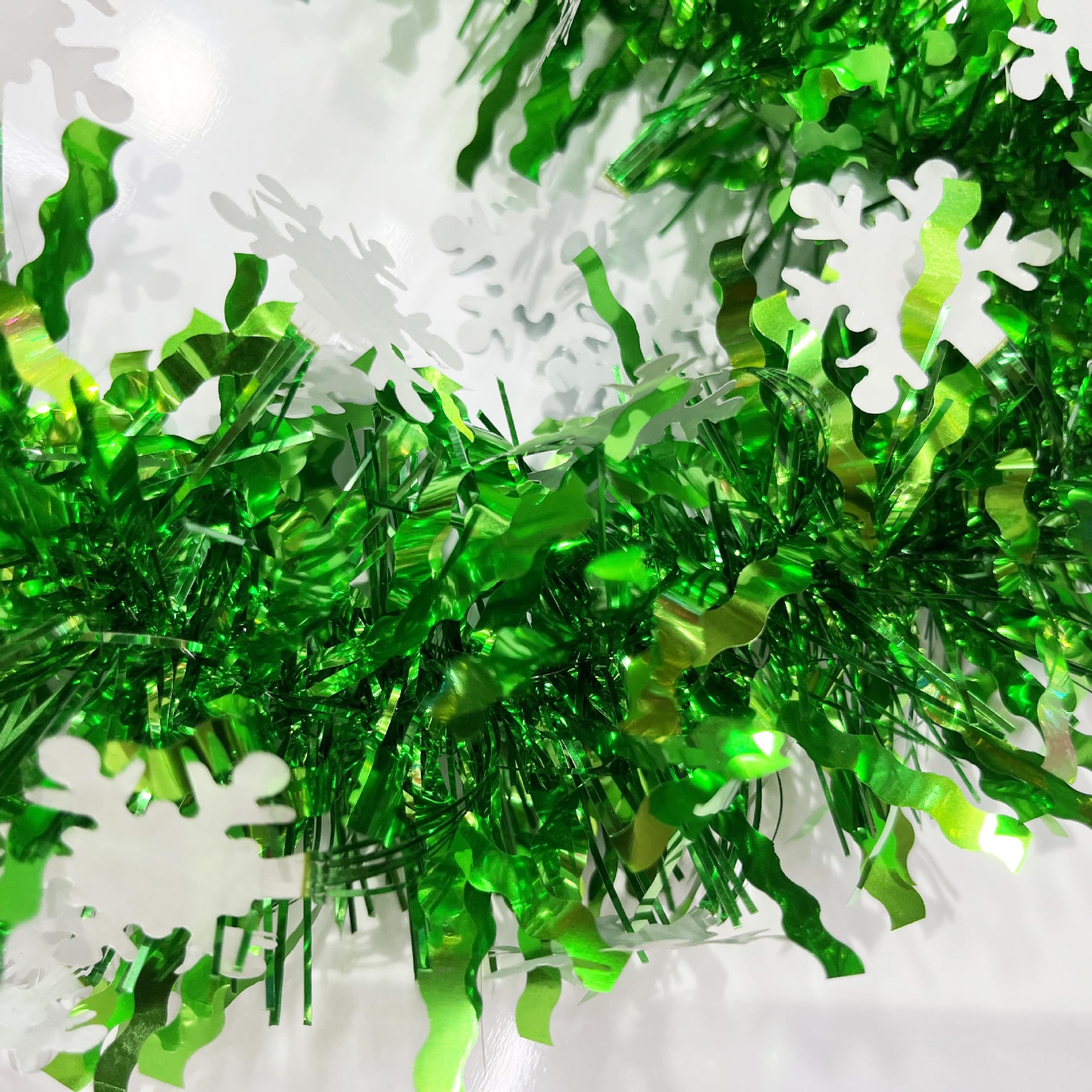 Snowflake woolen strips, Christmas tree decorations, festival wedding room party decorations, birthday woolen strips and colorful strips pic 4