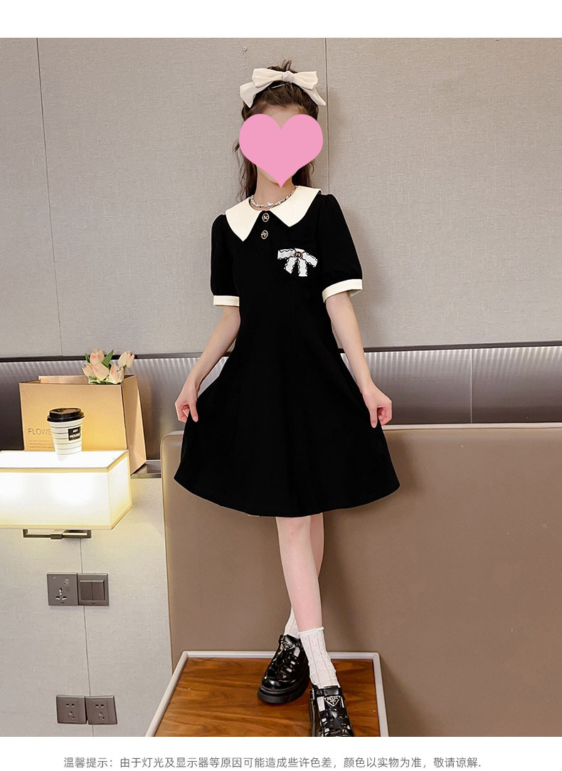 女童夏款连衣裙公主裙童装新款夏季儿童小女孩洋气小香风裙子夏装详情13