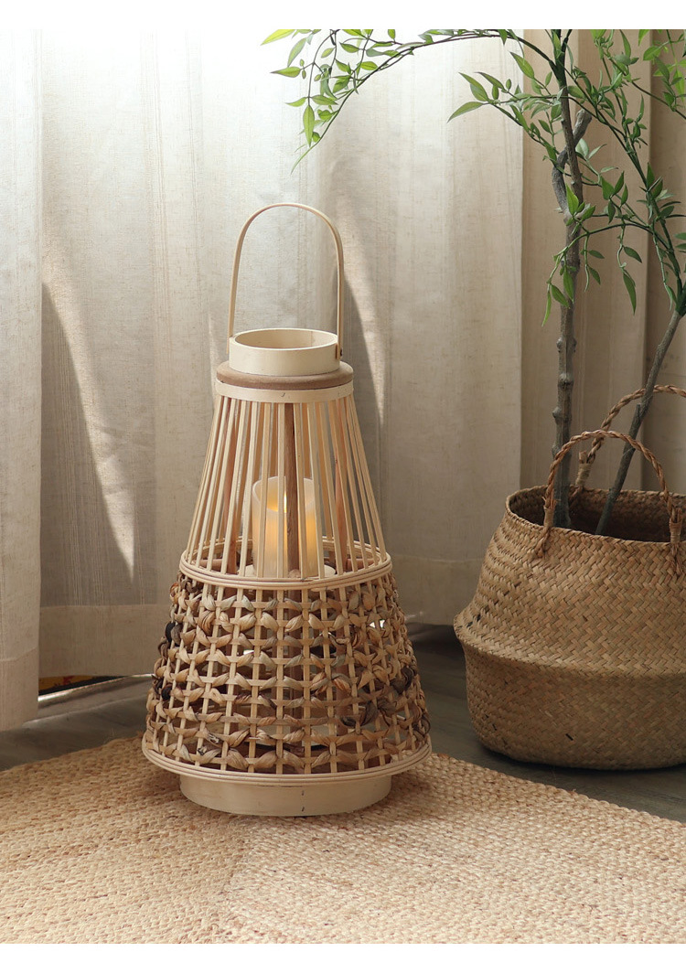 Large quantity discounts are available. Wooden wind lanterns, new Chinese-style candles, candlesticks, high-end lanterns, wabi-sabi style model room pic 8