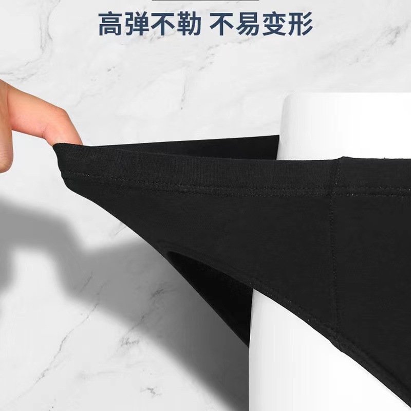 源头厂家一件代发纯棉男士内裤红色平角裤三角裤舒适透气老年裤衩详情4