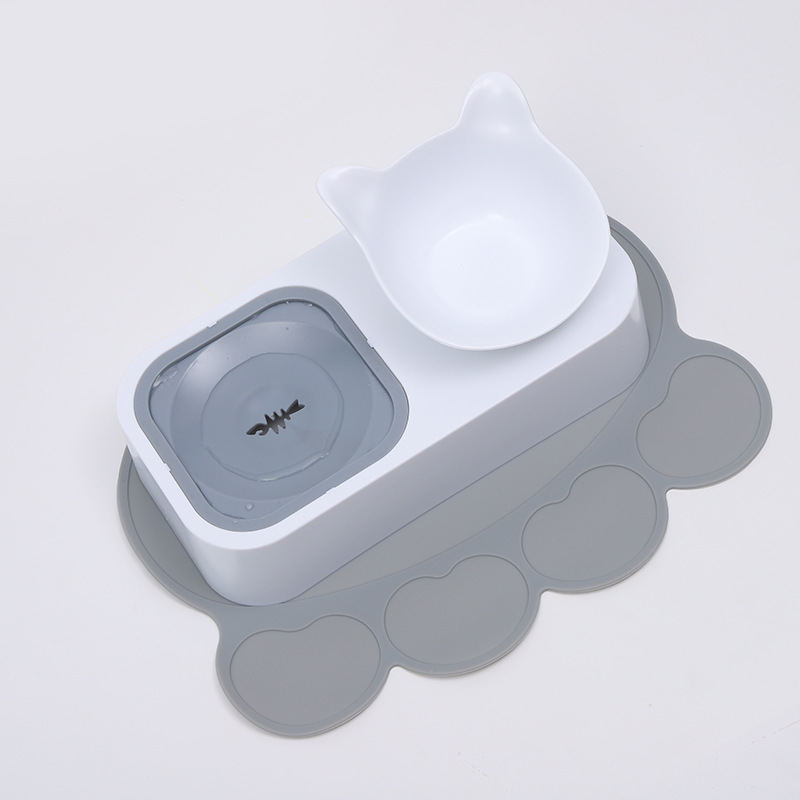Pet food utensils for cats and dogs, non-wet mouth, splash-proof, vehicle-mounted pet forehead guard, floating bowl, dual-purpose feeding and drinking bowl for cats and dogs pic 16