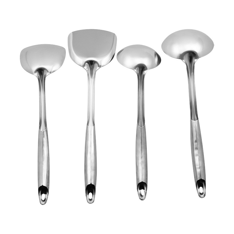 不锈钢厨具套装厨房用具烹饪勺铲锅铲漏勺汤勺饭勺四件套礼品厨具详情3