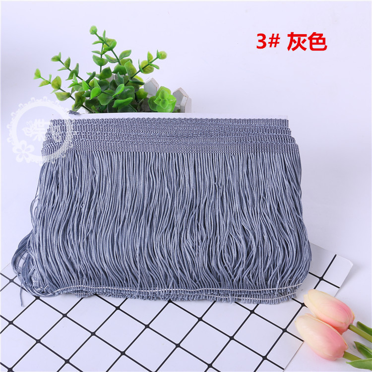 DIY stage costume accessories: Latin dance lace, tassel lace, polyester ribbon, 15CM, factory direct sales, 1 webbing pic 18