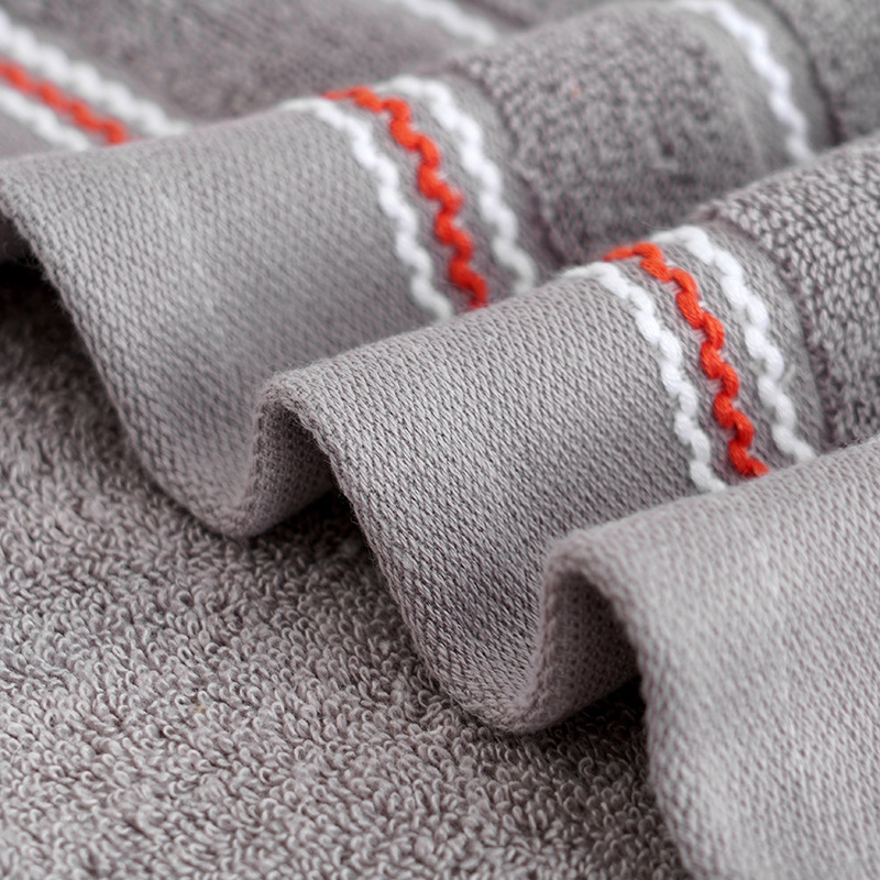 纯棉毛巾厂家成人洗脸男女家用加厚纯棉32股吸水毛巾批发刺绣logo详情6