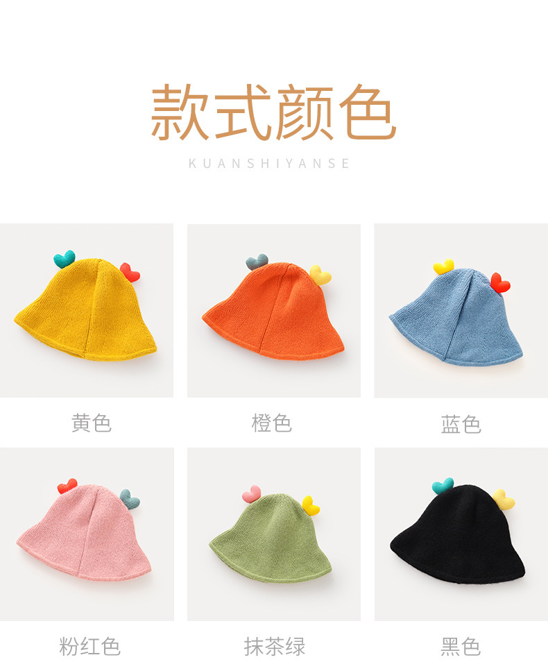 婴儿宝宝帽子防飞沫防护帽秋冬季毛线男童女童儿童隔离遮脸面罩冬详情15