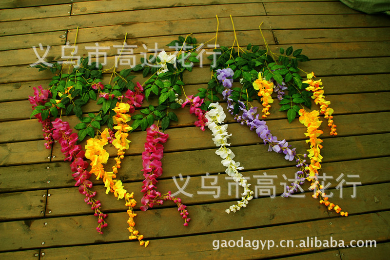 Long-branch delphinium, artificial hyacinth, artificial silk flower, single tall and long-branch wedding flowers for landscape direct sales pic 21