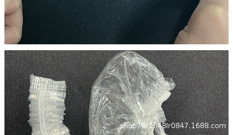 俊达一次性耳套防水护耳淋浴美容院染发专用PE耳套加厚松紧口厂家详情22