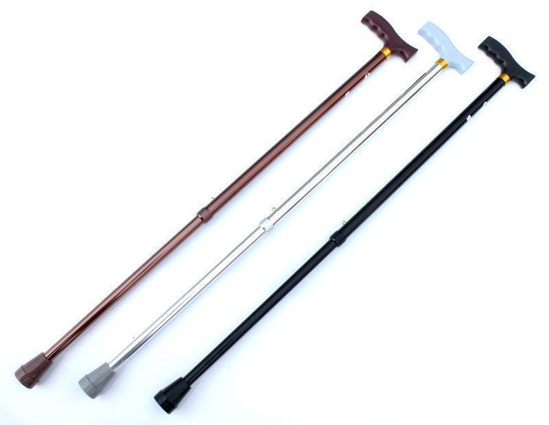 Wholesale and in-stock thickened aluminum alloy telescopic walking sticks, adjustable walking sticks, anti-slip hiking sticks for the elderly pic 7