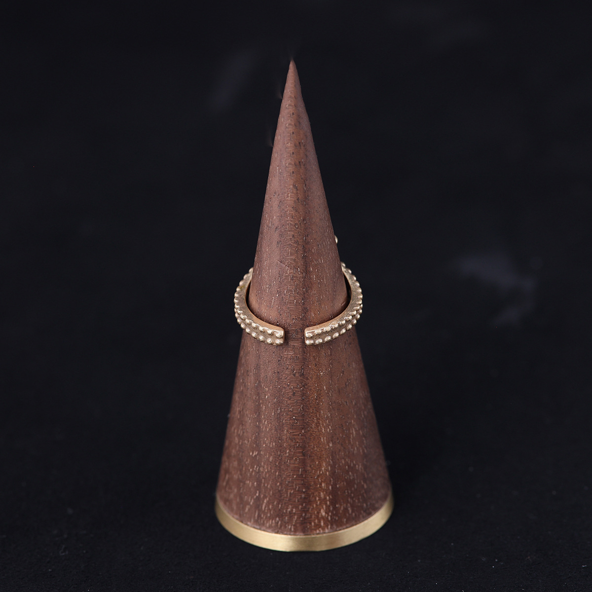 中古vintage高级感复古轻奢高级感女款青岛工厂批发天然石戒指详情4