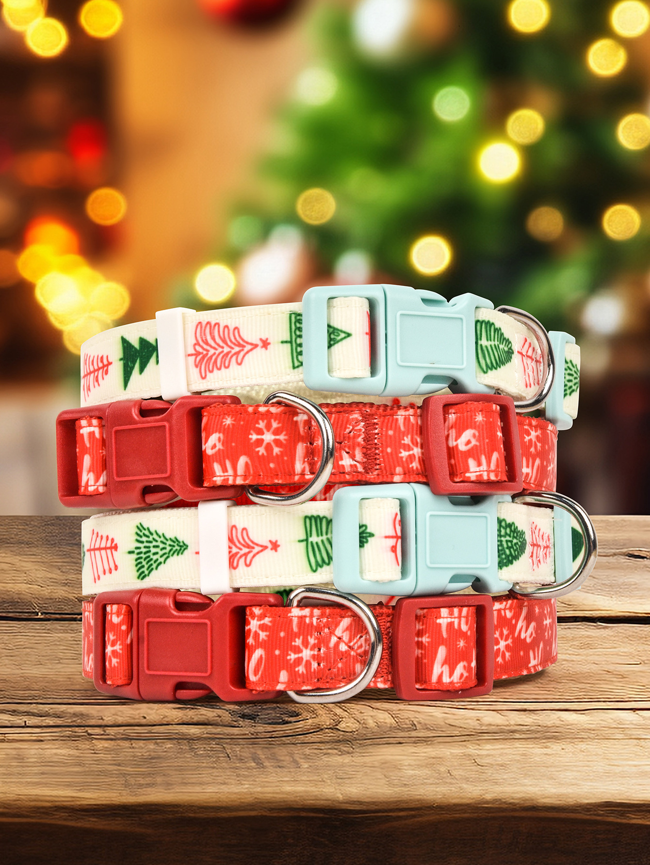 跨境新款宠物用品圣诞节系列猫咪宠物狗狗项圈圣诞宠物狗脖圈详情10