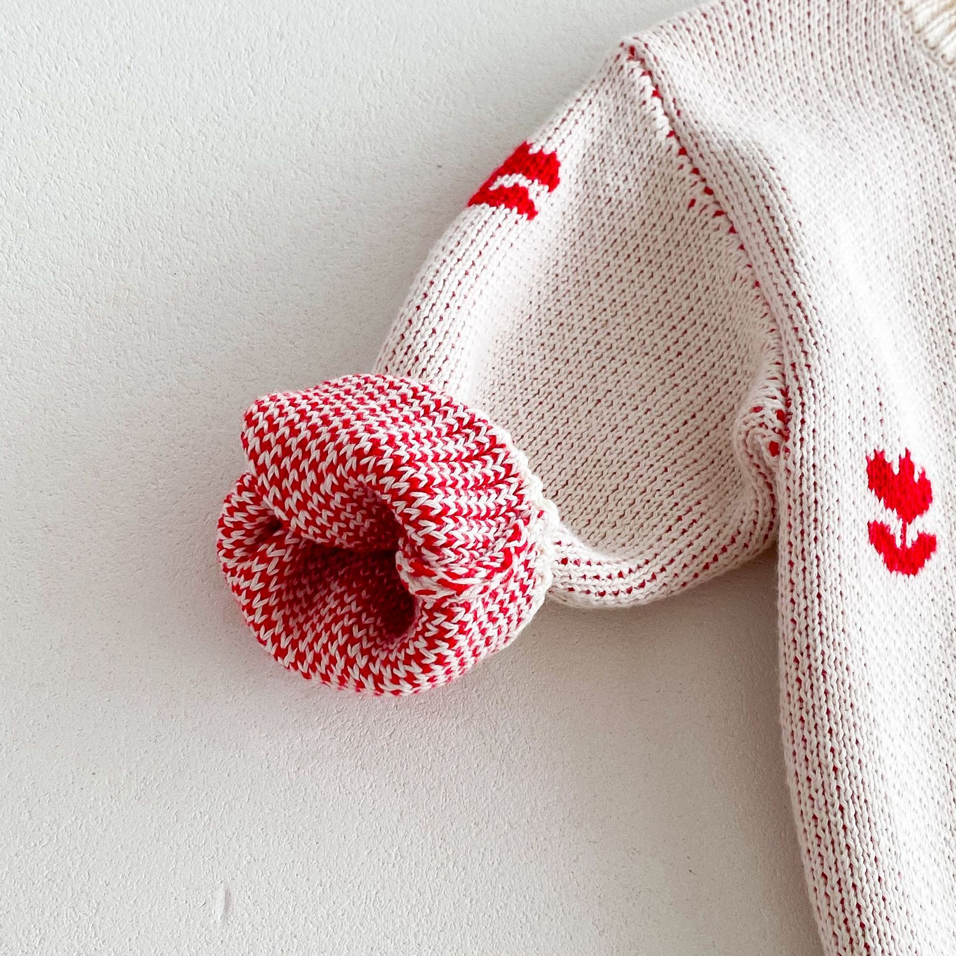 2024秋季新款中小童衣服韩版童装毛衣外套女童拼色公主针织开衫详情12