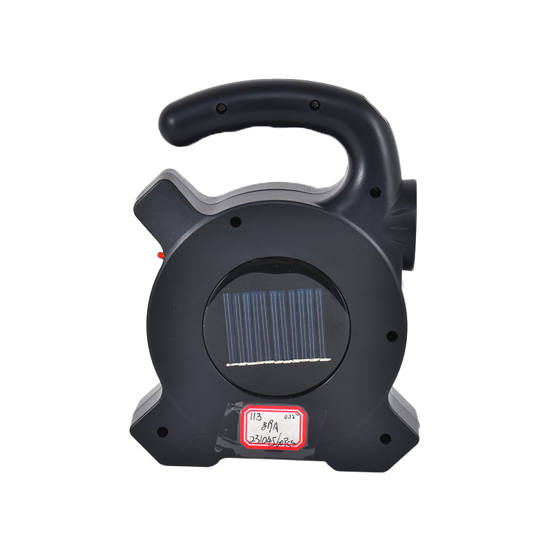 Solar-powered COB camping light, USB charging searchlight, patrol light, camping light, night fishing, hiking and hunting light pic 10