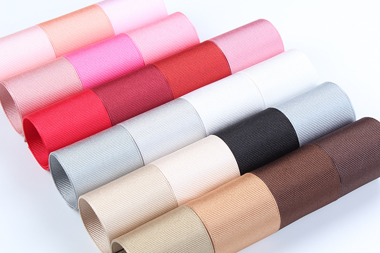 Dingxin Korean woven tape, threaded edge polyester tape, DIY handmade bow, hair accessory, clothing ribbed ribbon, colorful ribbon pic 7